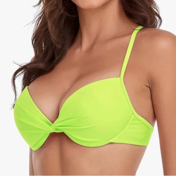 Brand New Neon Lime Green Bikini Swim Suit - Size Small - Picture 4 of 5
